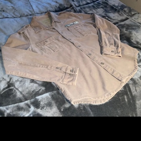 O’Neill Army Surf Button Down Jacket Size Large - Picture 2 of 6